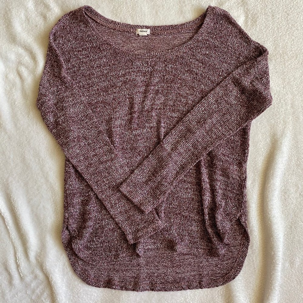 Purple Lightweight Sweater from Garage
